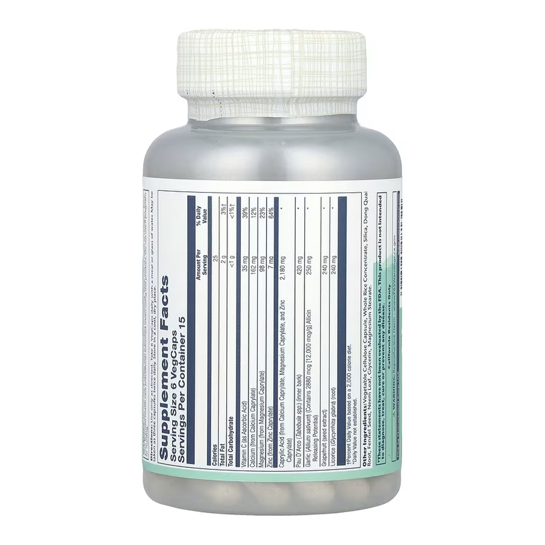 Yeast Cleanse - 90 vcaps - Зображення 2