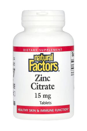 Zinc Citrate 15mg - 30 tabs