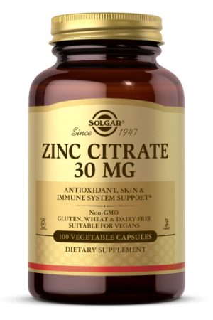 Zinc Citrate 30mg - 100 vcaps
