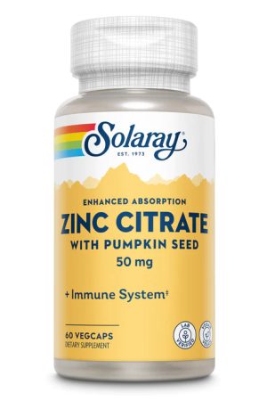 Zinc Citrate 50mg - 60 vcaps (Пошкоджена банка)