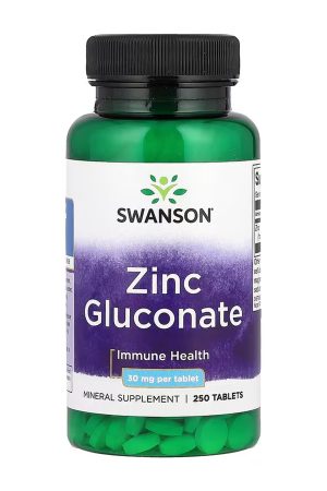 Zinc Gluconate 30 mg - 250 tabs