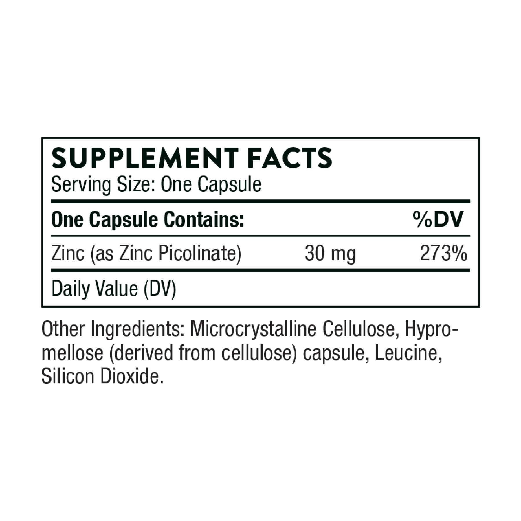 Zinc Picolinate 30 mg - 180 caps - Зображення 2