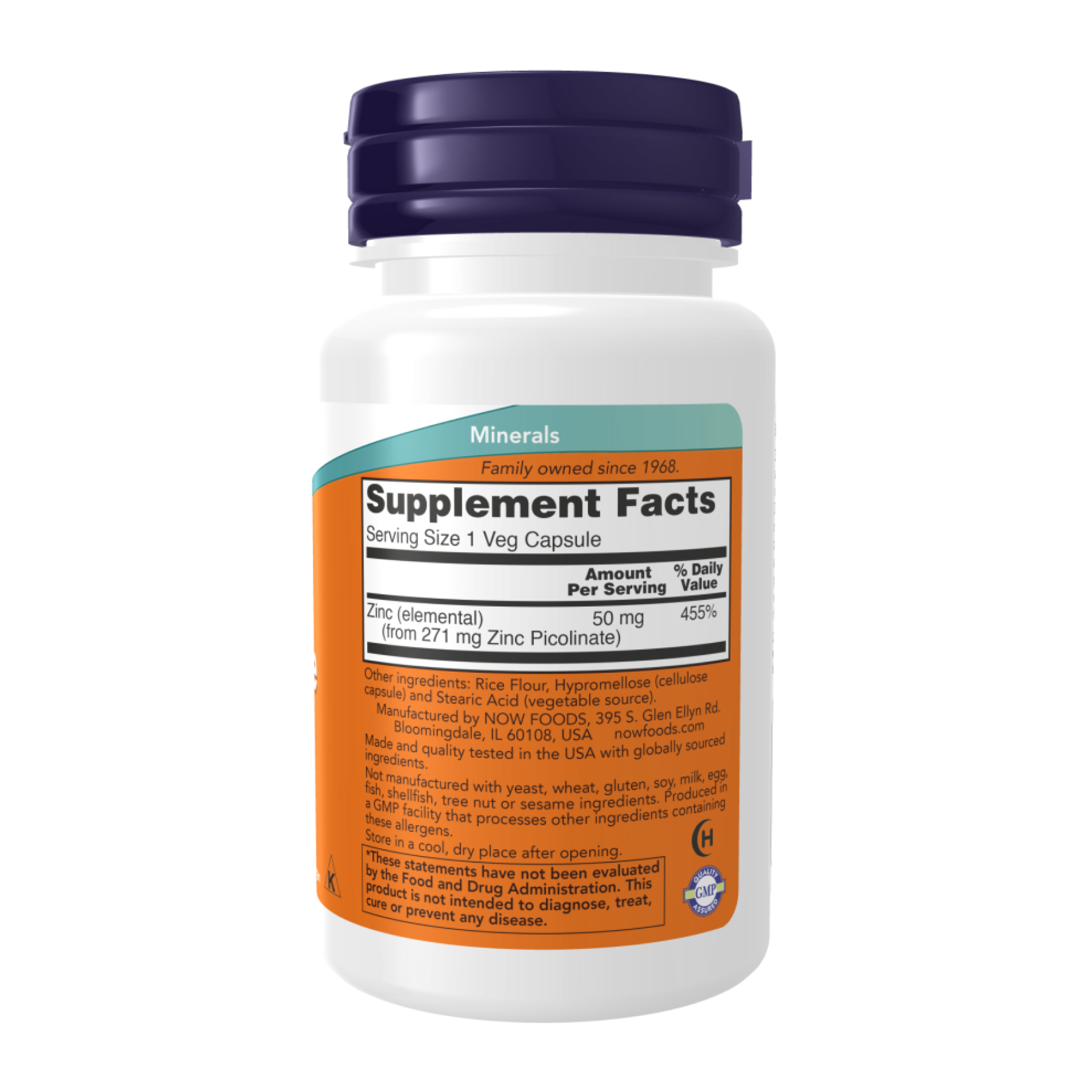 Zinc Picolinate 50 mg - 30 vcaps (Пошкоджена банка) - Зображення 2