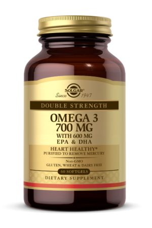 Double Strength Omega-3 700mg - 60 softgels (До 10.26)