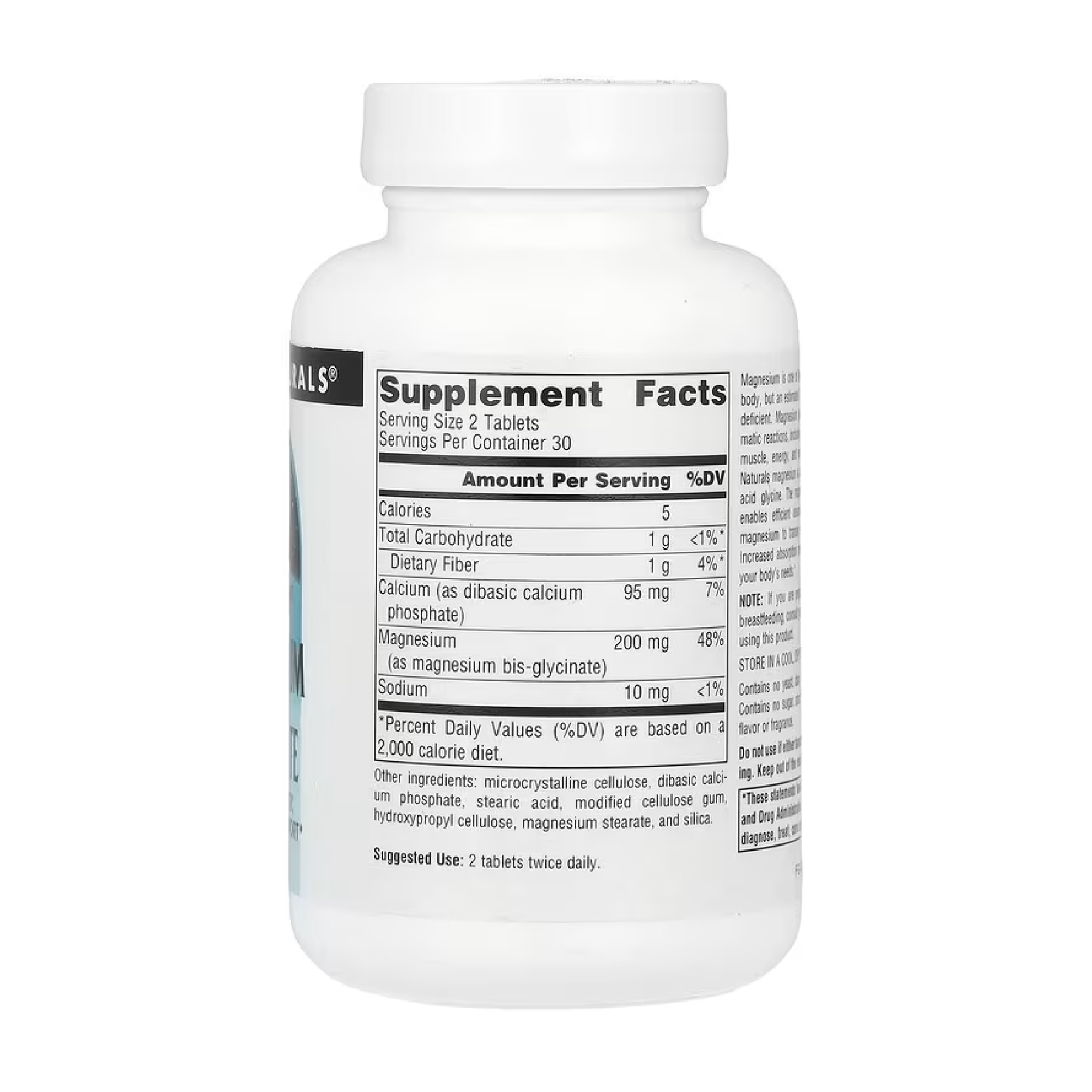 Magnesium Glycinate - 60 tabs (Пошкоджена банка) - Зображення 2