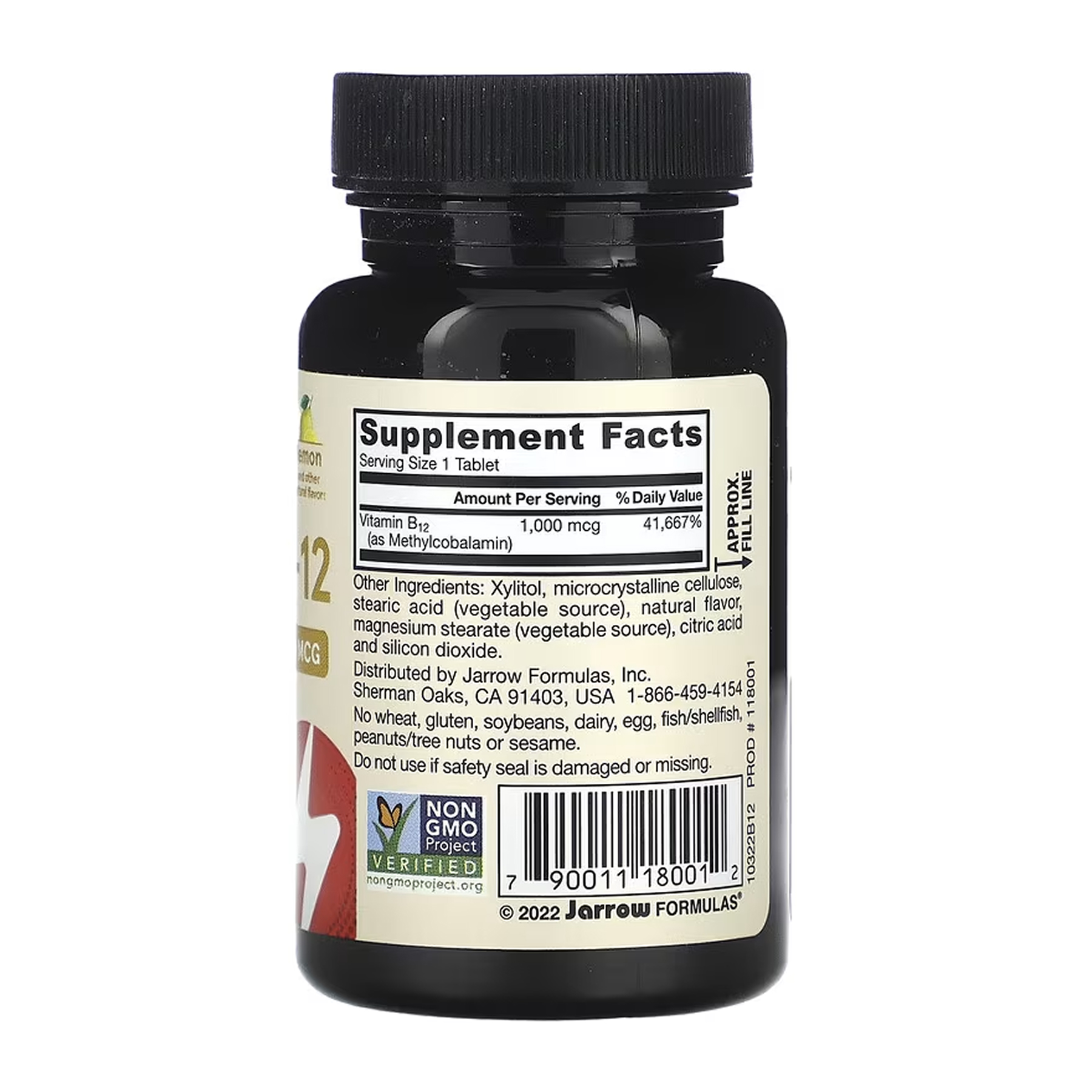 Methyl B12 Methylcobalamin 1000 mcg - 100 tabs (Пошкоджена банка) - Зображення 2