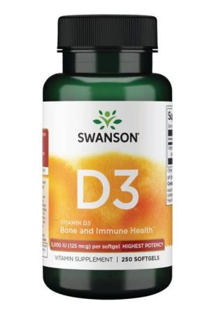 Vitamin D3 Highest Potency 5,000 IU (125 mcg) - 250 sgels (ΠΠΎΡΠΊΠΎΠ΄ΠΆΠ΅Π½Π° Π΅ΡΠΈΠΊΠ΅ΡΠΊΠ°)
