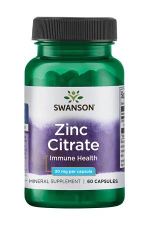 Zinc Citrate 30 mg - 60caps (Пошкоджена етикетка)