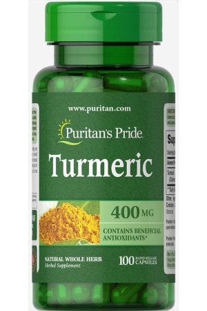 Turmeric 400 mg - 100 Capsules