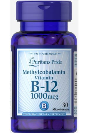 Methylcobalamin Vitamin B-12 1000 mcg - 30 Microlozenges