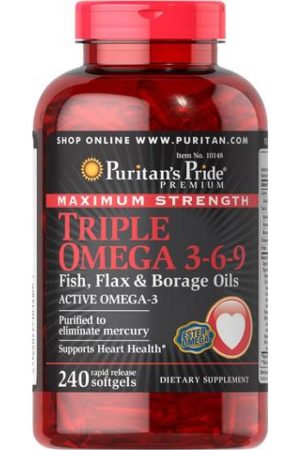 Triple Omega 3-6-9 Maximum Strength - 240Softgels