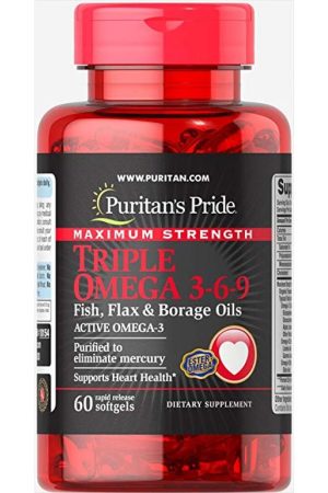 Triple Omega 3-6-9 Maximum Strength - 60 Softgels
