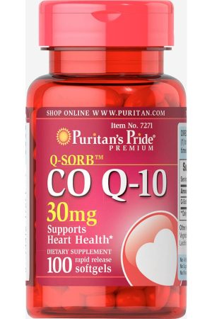 Q-SORB™ Co Q-10 30 mg - 100 Softgels