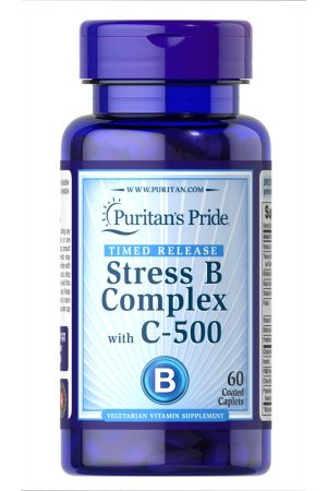 Stress Vitamin B-Complex with Vitamin C-500 Timed Release - 60 caps