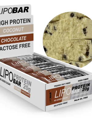 Lipobar - 20x50g Coconut With Chocolate Crisps