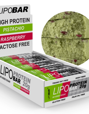Lipobar - 20х50g Pistachio-Raspberry