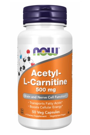 Acetyl L-Carnitine 500mg - 50 vcaps (Пошкоджена етикетка)