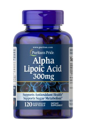 Alpha Lipoic Acid 300 mg - 120 softgels