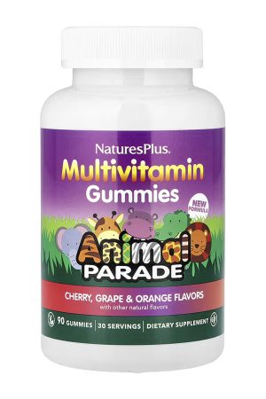 Animal Parade Multivitamin Gummies - 90 Gummies Cherry, Grape & Orange