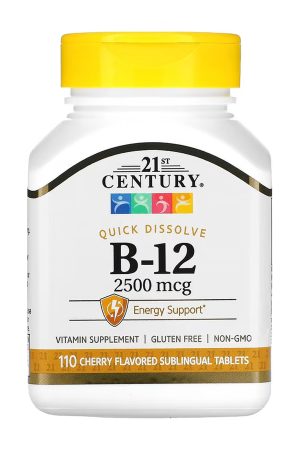 B-12 2500 mcg Sublingual - 110 tabs