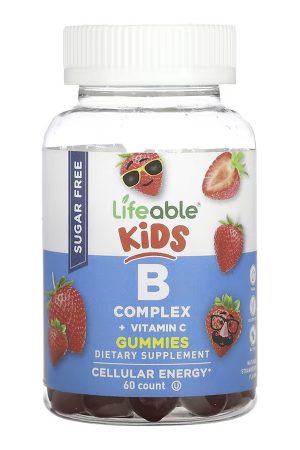 B Complex + Vitamin C Kids Sugar Free - 60 gummies