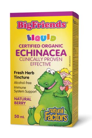 BigFriends Echinacea Alcohol-Free Fresh Herb Tincture for Kids - 50 ml (Пошкоджена банка)