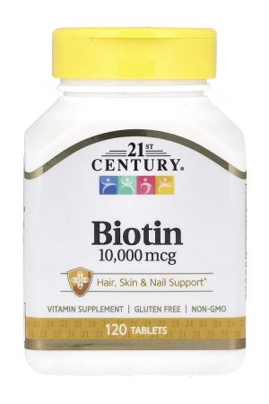 Biotin 10,000 mcg - 120 tabs