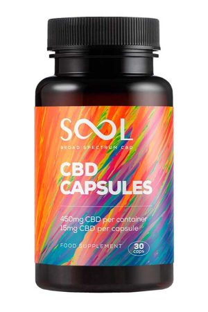 Broad Spectrum CBD Gel Capsules 450 mg - 30 caps