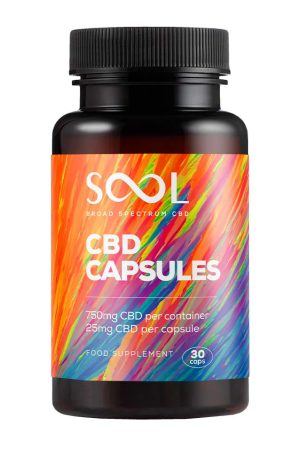 Broad Spectrum CBD Gel Capsules 750mg - 30 caps