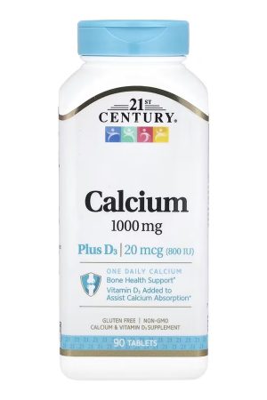 Calcium 1000 mg + D3 - 90 tabs