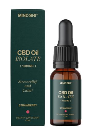 CBD Oil Isolate 1000 mg Strawberry - 10 ml (ΠΠΎΡΠΊΠΎΠ΄ΠΆΠ΅Π½Π° Π΅ΡΠΈΠΊΠ΅ΡΠΊΠ°)
