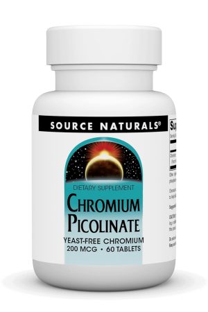 Chromium Picolinate 200 mcg Yeast Free - 60 tabs (ΠΠΎΡΠΊΠΎΠ΄ΠΆΠ΅Π½Π° Π΅ΡΠΈΠΊΠ΅ΡΠΊΠ°)