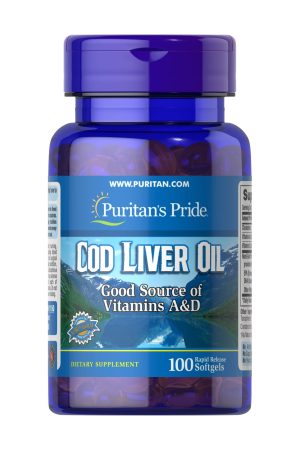 Cod Liver Oil 415 mg - 100 softgels