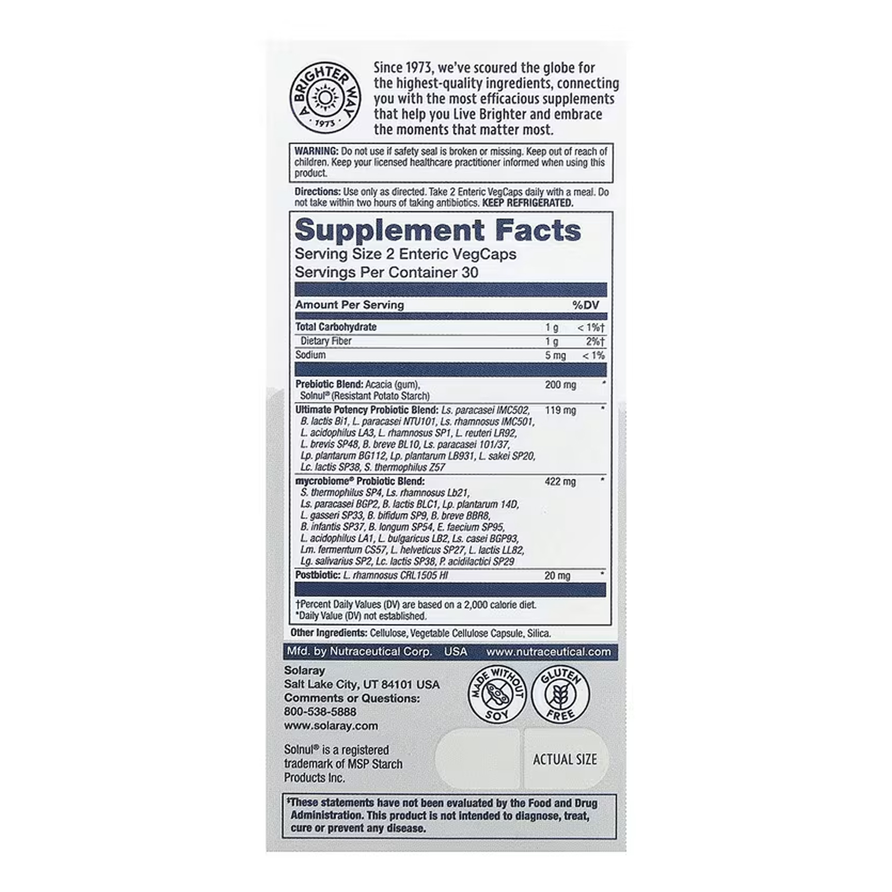 Complete Probiotic Ultimate Potency - 60 vcaps - Зображення 2