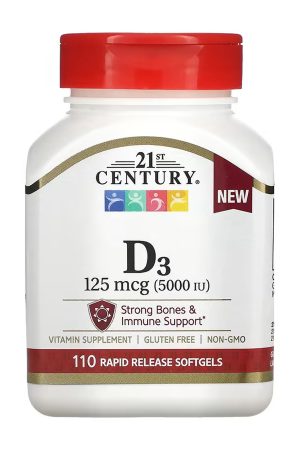 D3 125 mcg (5000 IU) - 110 softgels