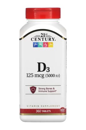 D3 125 mcg (5000 IU) - 360 tabs