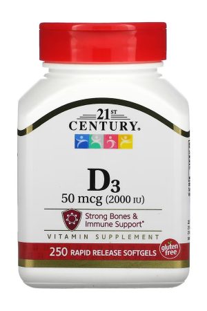 D3 50 mcg (2000 IU) - 250 softgels