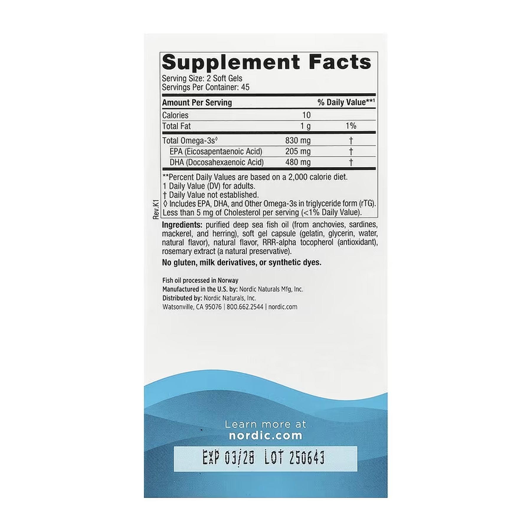 DHA - 90 softgels (Пошкоджена банка) - Зображення 2
