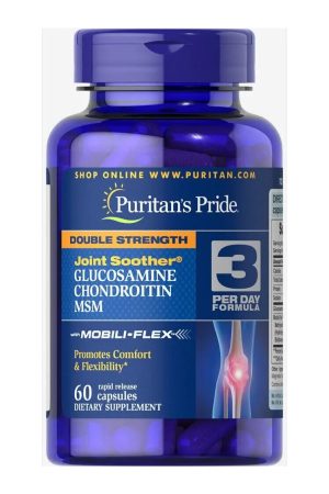 Double Strength Glucosamine, Chondroitin & MSM Joint Soother® - 60 caps