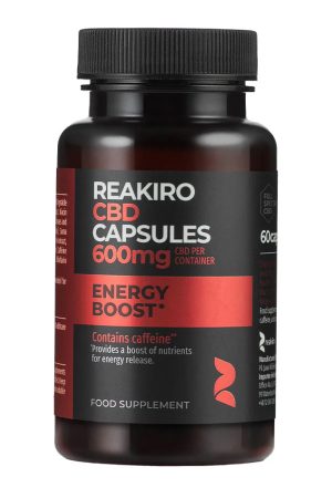 Energy Boost CBD Capsules 600mg - 60 caps