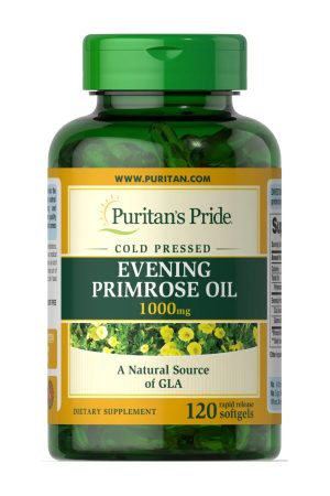Evening Primrose Oil 1000mg with GLA - 120 softgels