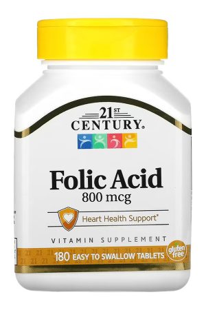 Folic Acid 800 mcg - 180 tabs