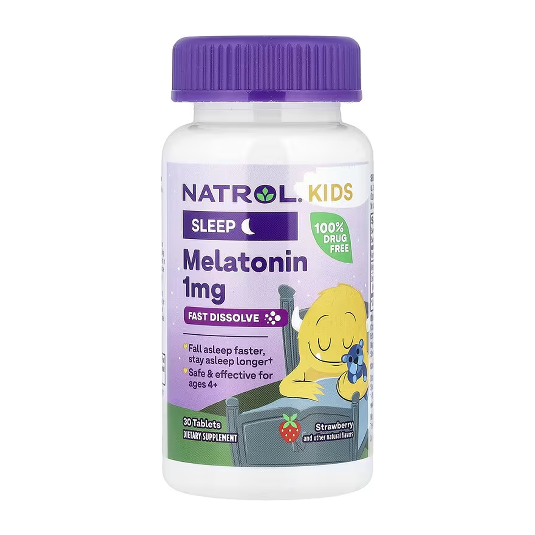 Kids Melatonin 1mg - 30 tabs (До 12.26) - Зображення 3