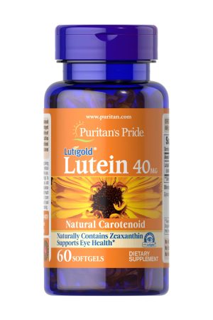 Lutein 40 mg with Zeaxanthin - 60 softgels