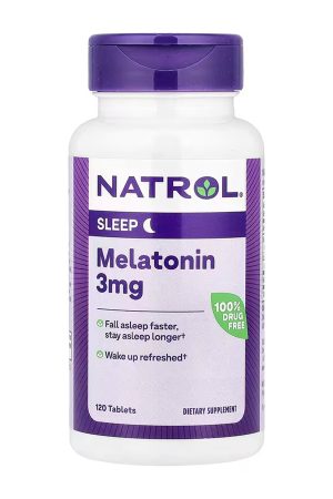 Melatonin 3mg - 120 tabs (Пошкоджена банка)