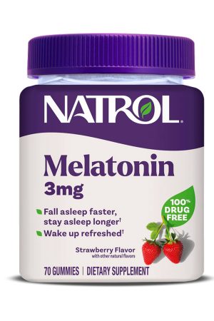 Melatonin 3mg - 70 gummies (Пошкоджена банка)