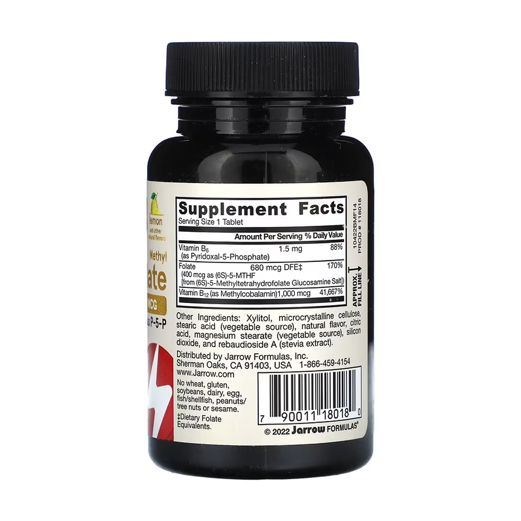 Methyl B-12 & Methyl Folate - 100 tabs (Пошкоджена етикетка) - Зображення 2