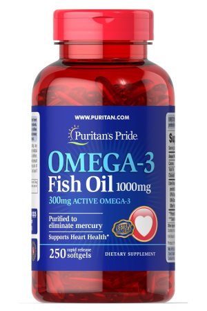 Omega 3 1000mg - 250softgels (Пошкоджена кришка)