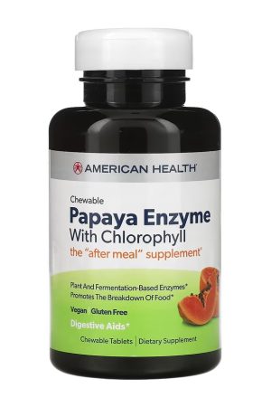 Papaya Enzyme with Chlorophyll Chewable - 100 chewables
