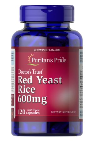 Red Yeast Rice 600 mg - 120 Capsules
